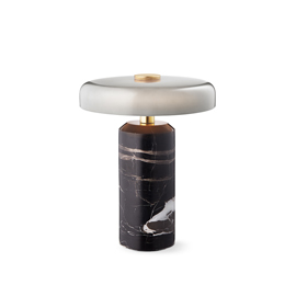 Trip Portable Lamp Silver Marble